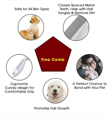 Flea-Free Cat Grooming Comb
