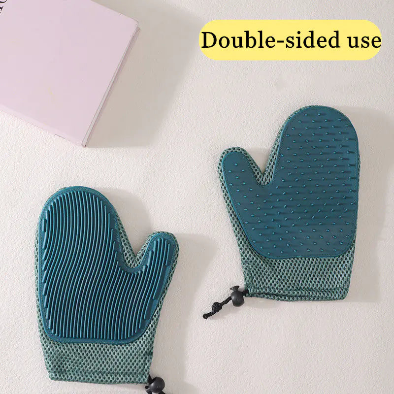 SilkyPet Massage & Hair Removal Gloves
