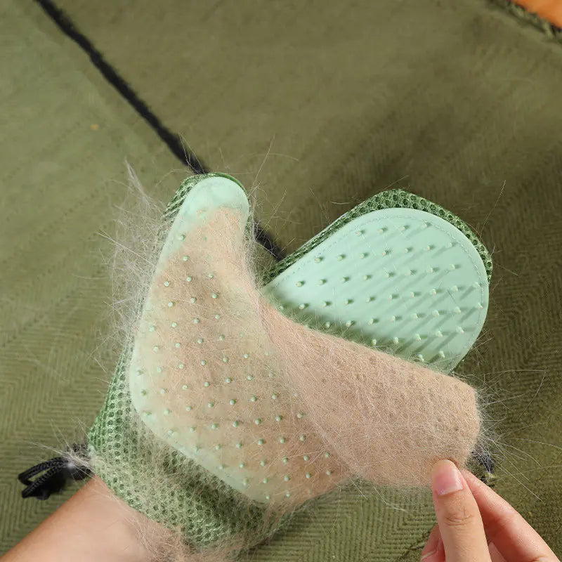 SilkyPet Massage & Hair Removal Gloves